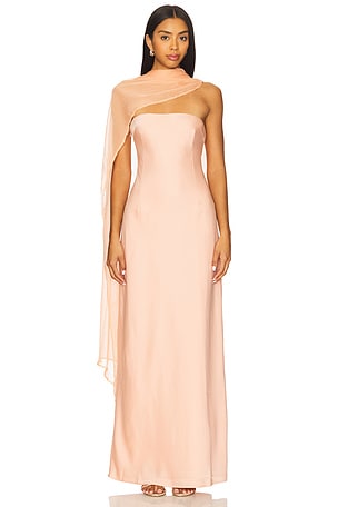 Vitoria Cape Dress YLLW THE LABEL