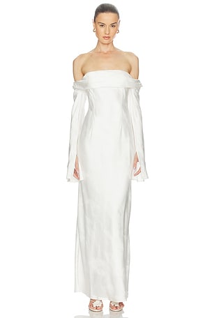 Alma Dress Yellow The Label