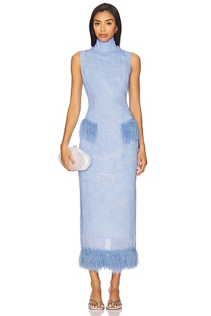 VESTIDO ASHER YLLW THE LABEL