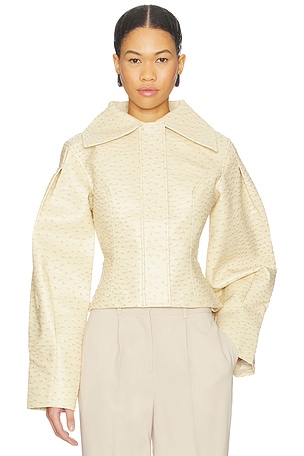 Olsen Ostrich Jacket YLLW THE LABEL