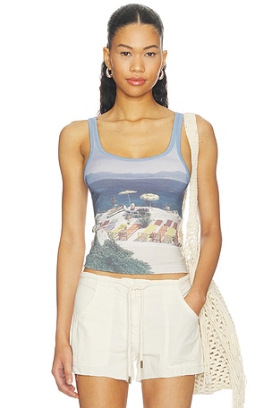 Fara Tank Top Yellow The Label