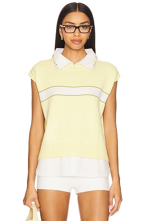 Stuart Oxford Vest YLLW THE LABEL