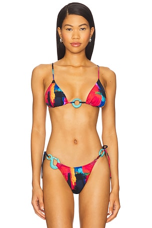 Sade Charm Bikini Top YLLW THE LABEL