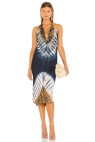 crisscross halter dress CRISS CROSS HALTER GOWN Medium / Mauve main image 1