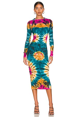 young fabulous and broke ribbed dress Women's Tamara Dress in Fawn Cuba Wash by YFB