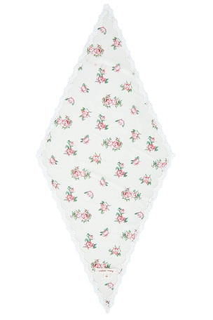 Rose Print Scarf Yuhan Wang