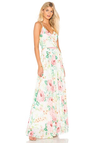 chinese dress ladies Yumi Kim | Rush Hour Silk Maxi Dress | XXS