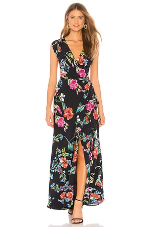 yumi kim silk maxi dress Floral Print Dresses & Printed Silk Styles