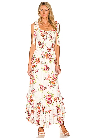 Wild bloom strappy outlet dress