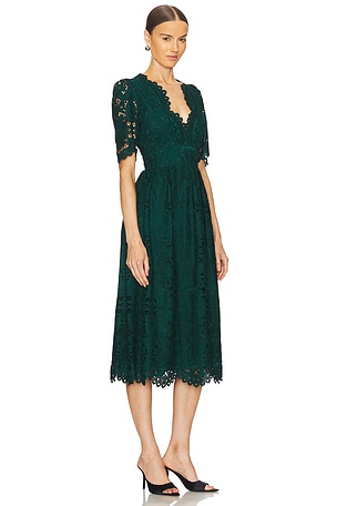 Yumi Kim Hester Dress in Dark Green