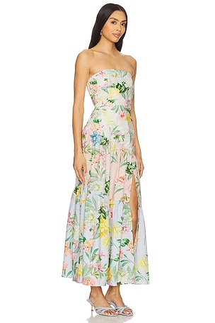 Yumi Kim Kellyn Dress in Neutral,Green. Size XS. Also