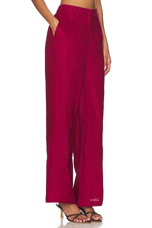 Yumi Kim Bobbi Pant in Burgundy
