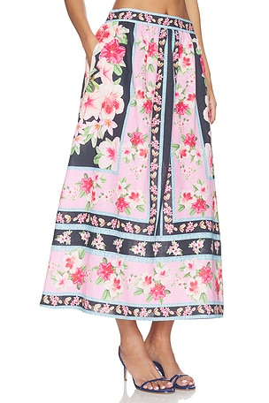 Yumi Kim Viola Skirt in Pink,Navy