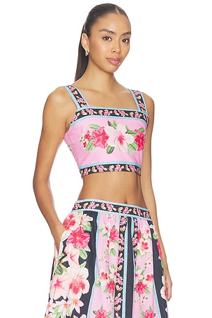 Yumi Kim Campari Top in Pink,Navy