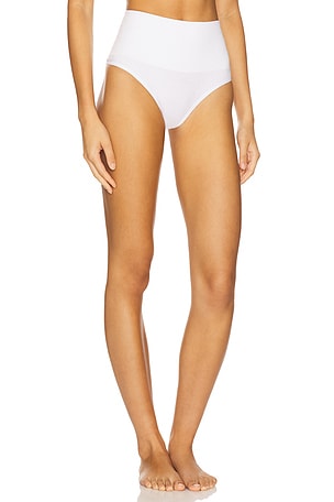 Yummie Alex Cotton Shaping Thong in White