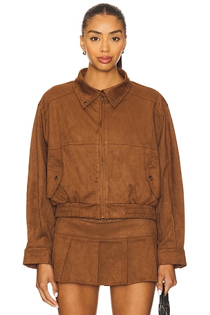 Mocca Suede Jacket Zemeta
