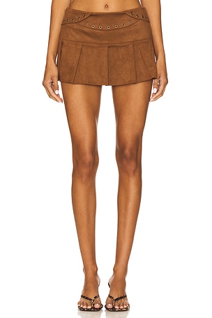 Suede Attic Box Skirt Zemeta