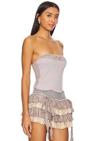 Zemeta Scallop Lover Tube Top in Lavender