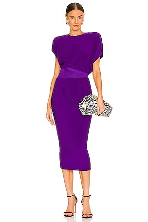 Zhivago Bond Midi Dress in Grape | REVOLVE