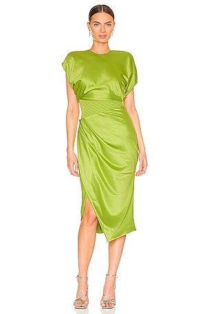 polo neck midi dress Womens Mock Neck Midi Dress Black