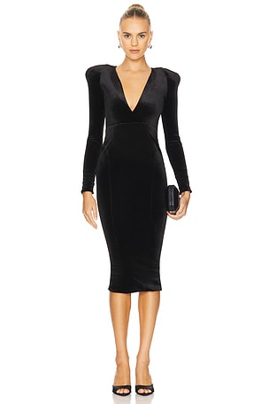 Odyssey embellished velvet dress best sale