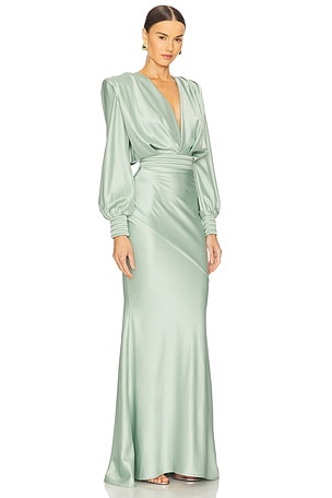 Zhivago Betsy Long Dress in Sage