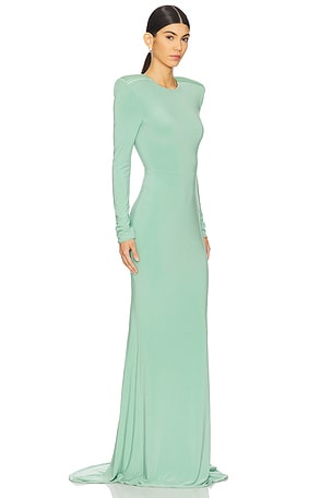 Zhivago Forte Gown in Sage,Teal
