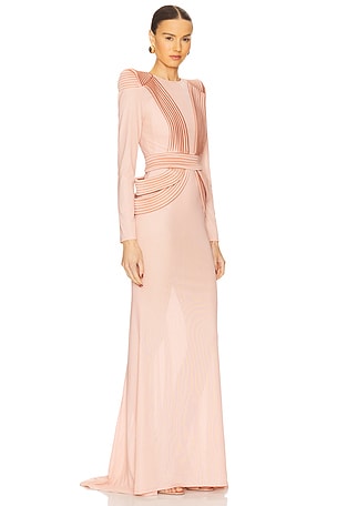 Zhivago Empty Streets Gown in Blush. Size 6. Also