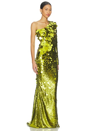 Zhivago vestido the shimmer en color verde