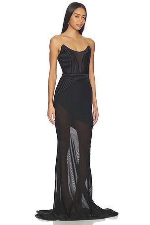 Zhivago We Cast Shadow Gown in Black