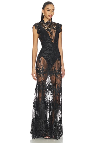 Zhivago Stolen Dreams Gown in Black
