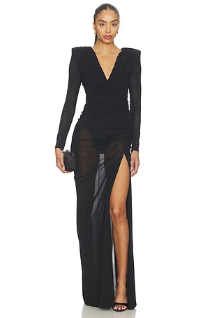 It Became Her 2 Pc Mesh Gown Zhivago