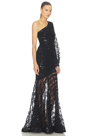 Zhivago The Muse Revealed Gown in Black