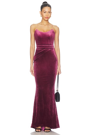 ROBE DE SOIRÉE EN VELOURS REINE DE REINETTES Zhivago
