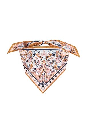 Printed Silk Tie Headscarf Zimmermann
