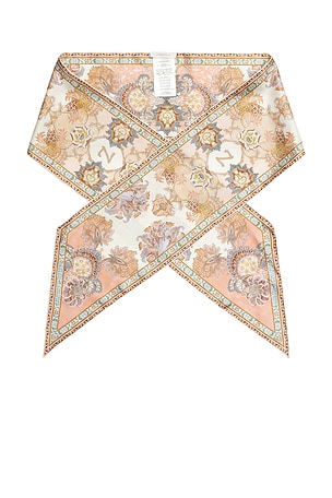 Printed Silk Neck Scarf Zimmermann
