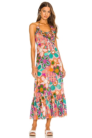 Zimmermann Lola Frill Picnic Dress in Purple Floral | REVOLVE