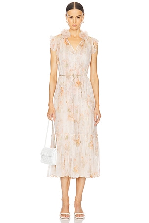 Illustration Flutter Dress Zimmermann