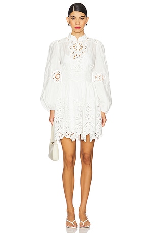 Acacia Broderie Mini Dress Zimmermann