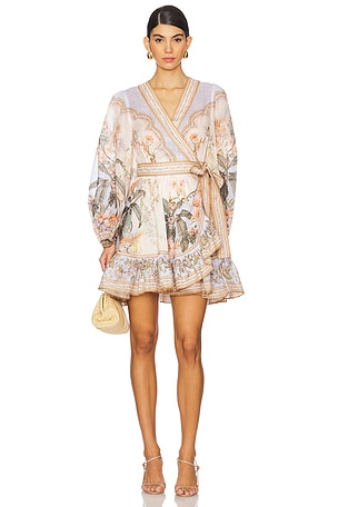 ROBE WYLIE MINI WRAP FRILL Zimmermann