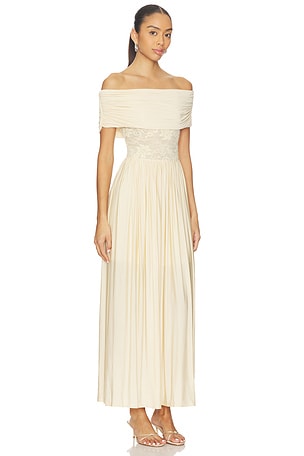 Zimmermann Stretch Jersey Dress in Cream