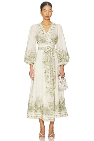 Wanderlust Wrap Midi Dress Zimmermann