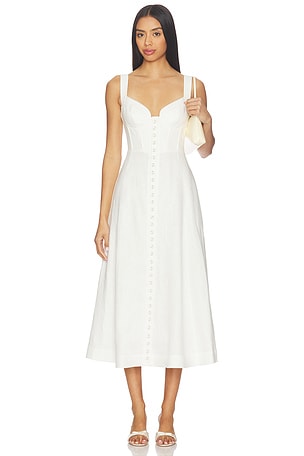 Luna Buttoned Picnic Dress Zimmermann
