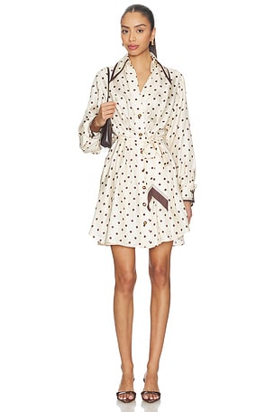 Dot Tuck Mini Dress Zimmermann