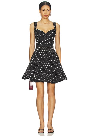 Pleated Draped Mini Dress Zimmermann