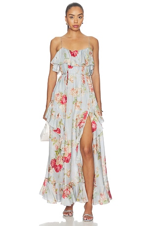 Roselight Frill Maxi Dress Zimmermann
