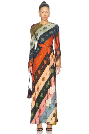 VESTIDO ASCENT BIAS SHEATH  Zimmermann