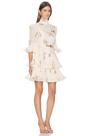 Zimmermann ROBE MenI MANCHES PLISSÉES en Multi