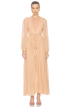 Valiant Embroidered Bib Dress Zimmermann