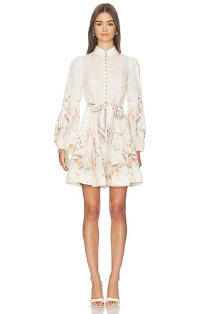 Valiant Button Mini Dress Zimmermann